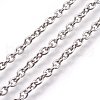 Tarnish Resistant 304 Stainless Steel Cable Chains CHS-R003-0.8mm-1
