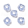 Transparent Resin European Beads RESI-B020-01F-1