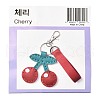 DIY Cherry Keychain Kits DIY-A009-03-4