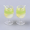 Acrylic Goblet Pendants CRES-S359-22E-3