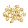 Electroplated Alloy Charms PALLOY-G267-11G-1