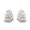 Tarnish Resistant 201 Stainless Steel Pendants STAS-Q201-T122-2