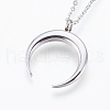 304 Stainless Steel Pendant  Necklaces NJEW-P224-16-2