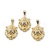 Rack Plating Brass Pendants KK-H434-39G-3