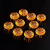 Autumn Theme Transparent Acrylic Beads PL712Y-5-2