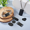 Beadthoven 30Pcs 6 Style Aluminum Pendants FIND-BT0001-23-8