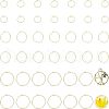 CHGCRAFT 42Pcs 3 Styles Alloy Open Back Bezel Big Pendants FIND-CA0005-78-1