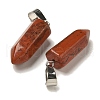 Natural Red Jasper Pendants G-Z067-07P-11-3