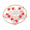 Glass Pendants PALLOY-JF03041-4