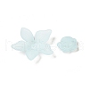 Frosted Transparent Acrylic Beads OACR-U006-03F-2