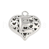 Hollow Brass Pendants for Valentine's Day KK-M289-03E-P-1