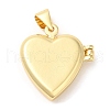 Natural Shell Locket Pendants KK-K332-15G-05-2