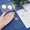 SUNNYCLUE 20Pcs 304 Stainless Steel Cable Chain Necklaces Set STAS-SC0008-06-3