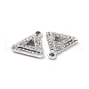 Alloy Crystal Rhinestone Pendants ALRI-H004-08P-2