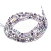 Natural Fluorite Beads Strands G-H266-21-3