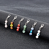 SUPERFINDINGS Natural Stone & Handmade Evil Eye Lampwork Beads Pendant Decoration HJEW-FH0001-16-4