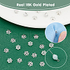 Unicraftale 30Pcs 925 Sterling Silver Bead Caps STER-UN0001-29-5