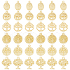 HOBBIESAY 48Pcs 6 Style Alloy Pendants FIND-HY0002-82-1
