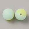 Luminous Round Food Grade Silicone Beads SIL-TAC0007-04K-2