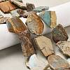 Natural Aqua Terra Jasper Beads Strands G-E444-11-A01-1
