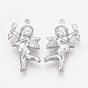 Tarnish Resistant 304 Stainless Steel Pendants STAS-P208-18P-2