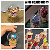  6 Sets 6 Styles Iridescent Glass Dome Cover DJEW-NB0001-36-6