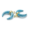 Synthetic Turquoise Pendants G-A017-10G-2