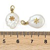 Natural Keshi Pearl Pendants STAS-Z136-01G-05-3