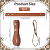 Imitation Leather Belt Bullwhip Holder AJEW-WH20003-10-2
