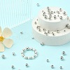 200Pcs 4 Styles Rack Plating and PVD Vacuum Plating Brass Round Spacer Beads KK-CJ0001-91-6