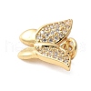 Brass Micro Pave Cubic Zirconia Pendants KK-D357-07A-G-2