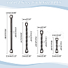 Unicraftale 32Pcs 4 Styles Ion Plating(IP) 304 Stainless Steel Connector Charms STAS-UN0060-45-3