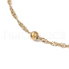 304 Stainless Steel Singapore Chain Anklets AJEW-AN00645-3