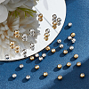Unicraftale 40Pcs 2 Colors Ion Plating(IP) 202 Stainless Steel Beads STAS-UN0056-15-2