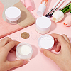 CRASPIRE 8Pcs Transparent Plastic Empty Portable Facial Cream Jar CON-CP0001-015A-3