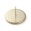 Brass Stud Earring Settings KK-L205-13G-E-2