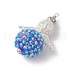 Glass Seed Beads Alloy Pendants PALLOY-MZ00283-02-3
