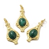 Natural Malachite Pendants G-C096-03G-07-1