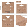 SOFPLATE 100Pcs Paper Ear Stud Display Card Holders CDIS-SP0001-06-2