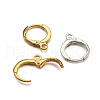 Brass Hoop Earring Findings KK-TA0008-03-NF-3