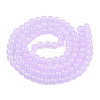 Imitation Jade Glass Beads Strands DGLA-S076-8mm-27-01-3