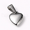 304 Stainless Steel Pendants STAS-I127-007P-01-1