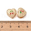 Rack Plating Alloy Enamel European Beads PALLOY-S189-51G-2