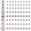   80Pcs 8 Style 201 Stainless Steel Beads STAS-PH0004-24-1