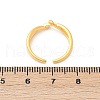 925 Sterling Silver Micro Pave Clear Cubic Zirconia Adjustable Cuff Rings for Women RJEW-G351-04G-5
