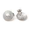 304 Stainless Steel Stud Earrings EJEW-I281-24P-2