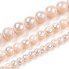 Electroplate Opaque Glass Beads Strands X-GLAA-T032-P8mm-AB09-4