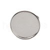 304 Stainless Steel Cuff Ring Components STAS-D372-06P-08-2