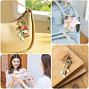 8Pcs Acrylic & Glass Keychain KEYC-CA00001-7