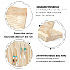 Wood Slanted Back Earring Display Stands EDIS-WH0021-21-4